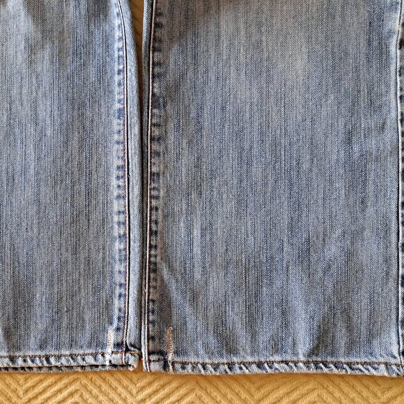 Paco Straight Leg Distressed Jeans Vintage 36 X 32 - Picture 12 of 12